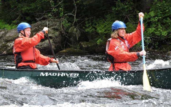 canoeing courses for adults in maine